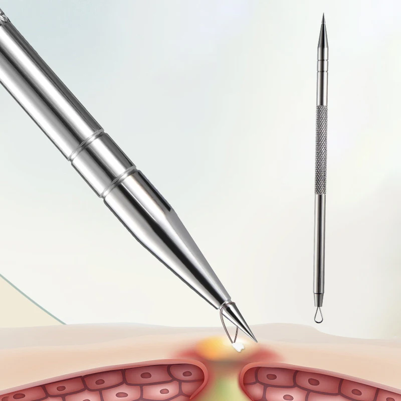 プロのにきび除去剤,にきび除去針,にきびスポットポッパー,ジットエクストラクター,フェイシャルスキンケア,美容フェイシャルツール
