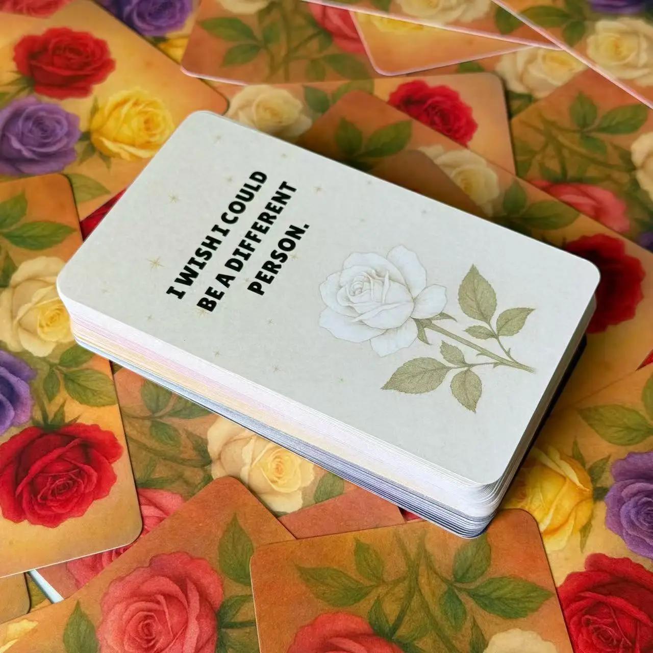 

Loving You Hurts Oracle Cards, Five Colors of Love, for Personal Reading & Growth, Card Games, Gaming Gift, 80 Cards, 12*7cm