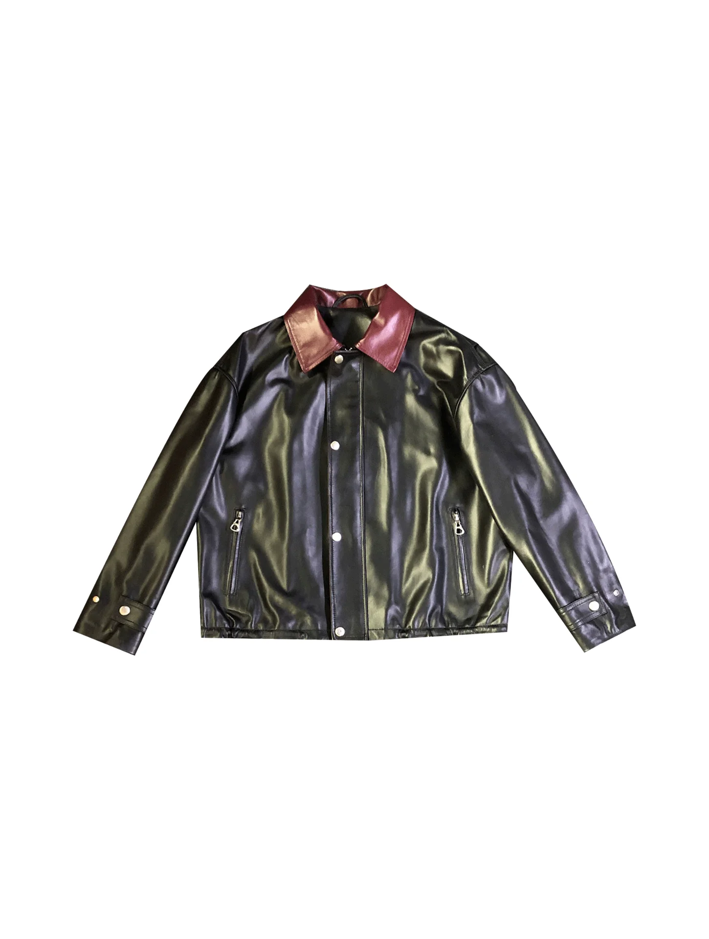 تأثير التخسيس الجلود Jaet المرأة فضفاضة تناسب متوسطة طول السائق Sle معطف eepskin طويل Sve طوق ملابس خارجية