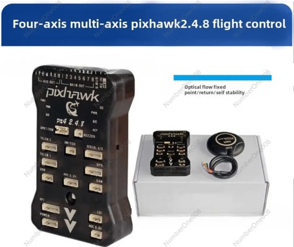 Four-axis Multi-axis Pixhawk 2.4.8 PX4 PIX32-bit Flight Control M8N GPS Automatic Fixed-point Cruise Optical Flow