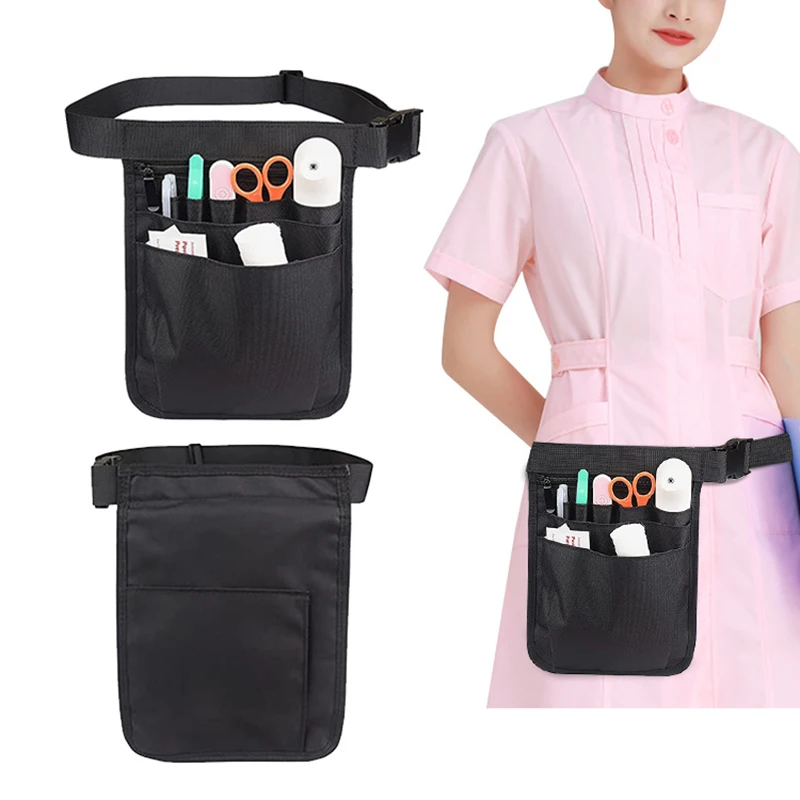 Nurse Multi Functional Tool Organizer Bag Initial Letter Belt Extra Pocket Nurse Waist Bag Shoulder Pouch Case Accessories Tool