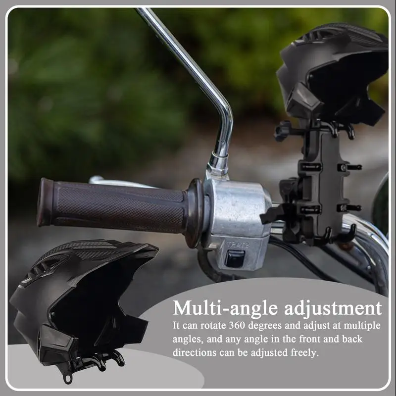 오토바이 휴대폰 거치대 액세서리, 헬멧 모양 내비게이션, 휴대폰 거치대 액세서리, 회전 오토바이, 휴대폰 마운트 바이저