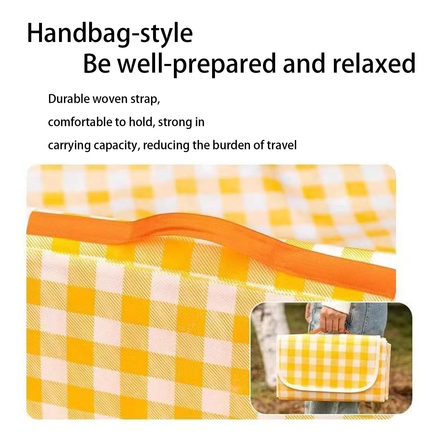 بطانية شاطئ رقيقة محمولة كبيرة جدًا مقاومة للماء، مناسبة للاستخدام في التخييم في الهواء الطلق والعائلات والكبار والأطفال والحيوانات الأليفة #4