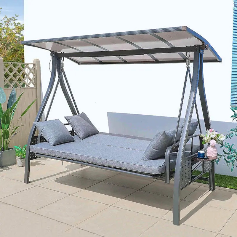 

Swing outdoor courtyard simple rocking chair outdoor swing yard balcony terrace aluminum alloy hammock