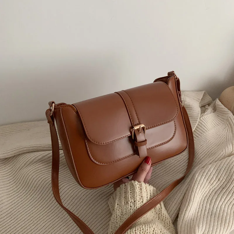 

2026 summer new fashionally simple Korean-style shoulder crossbody bag uncommon design women small square bag