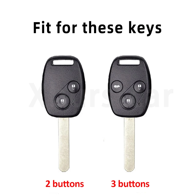 2/3 Buttons Auto TPU Keyless Protector For Honda Accord Pilot Insight CRV Civic Ridgeline Remote Car-Styling Key Case Cover