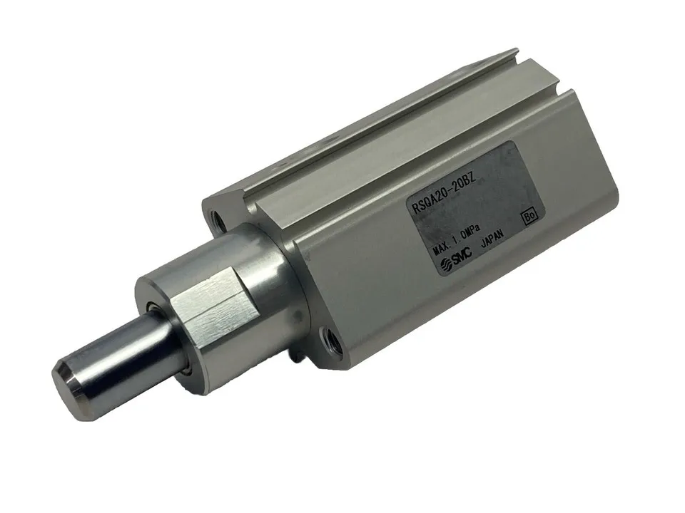 PLC  RSQA20-20BZ Pneumatic Stopper Cylinder 20mm Bore 20mm Stoke Warranty Product