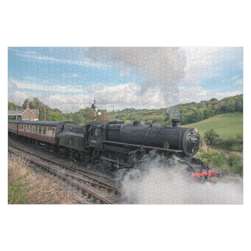 43106 Vertrek Highley Station Jigsaw Puzzle Foto Gepersonaliseerde geschenken Gepersonaliseerde geschenken Aangepast voor kinderen Puzzel