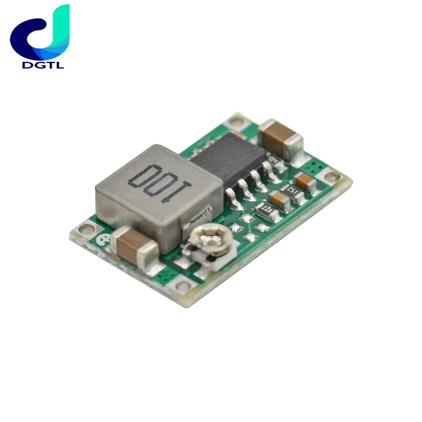 Mini 360-DC-DC HM Buck Converter, Módulo de Alimentação Step Down, 4.75-23V a 1-17V, 340KHz, Mini-360 Ultra-pequeno