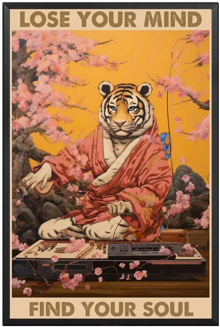 Canvas Vintage Wall Art Lose Your Mind Find Your Soul For Bath Wall Decor Office Home Art 16.00