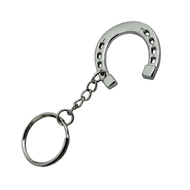 Snaffle Bit Horseshoe Keychain Equine Inspired Accessory for Styles Individuals