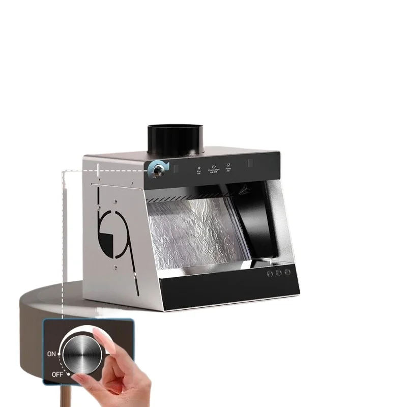 Mini Water Curtain Painting Booth V1pro - Hobby Gun Painting Station with Adjustable Ventilation and High CRI LED Lights