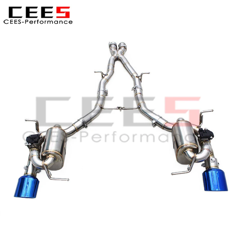 CEES Valvetronic Exhaust Pipes for Mercedes-Benz SLK280/SLK300/SLK350 R171 3.0L/3.5L 2004-2011 Stainless Steel Exhaust System