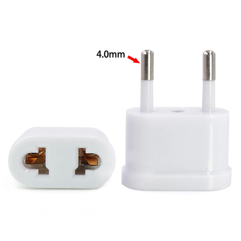 1PCS EU To US Plug Travel Converter Adapter AC Power Plug Wall Charger Electrical Socket Outlet For America China Canada Type A