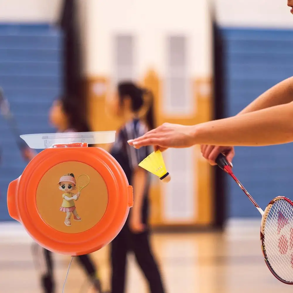 1 Set Accompanying Practice Traininer Badminton Spin Stretch Self Training Badminton Rebound Storage Self Training Shuttlecock