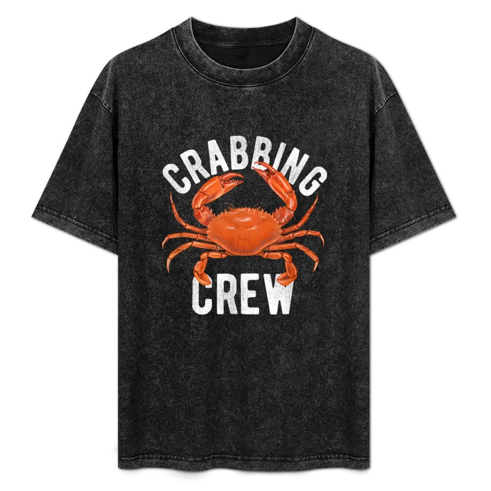 

Crabbing Crew Crab King Seafood Sf Team Fishing Gift T-Shirt Basic Regular Fit Casual T-Shirt