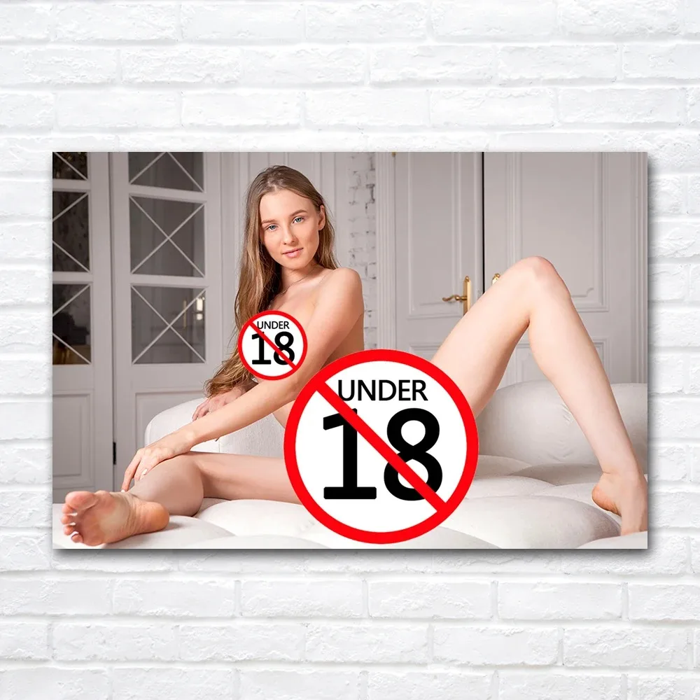 Sexy Pretty Woman HD Pictures Prints Canvas Painting For Boy's Bedroom Home Decor Nude Girl Wall Art Uncensored Poster Frameless