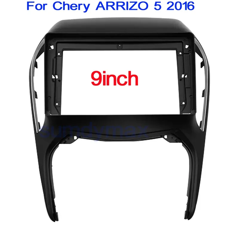 9 inch 2DIN Car DVD Android GPS Frame Fascia Decoder For Chery ARRIZO 5 2016 Android Radio Dash Fitting Panel Kit