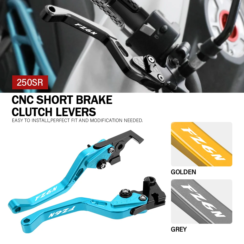 

For CFMOTO 250SR ALL YEARS 2019 2020 2021 2022 2023 Motorcycle CNC Adjustable Brake Clutch Levers Handle Accessories