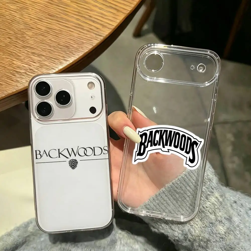 B-Backwoods Logo Luxury Phone Case For iPhone17,16,15,14,13,12,11 Plus,Pro Max Soft Transparent Cover