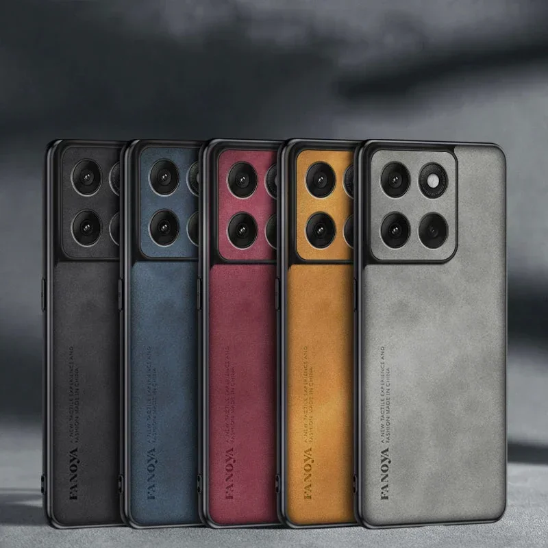 غطاء خلفي للهاتف من جلد الغنم PU لهاتف موتورولا موتو إيدج 60 نيو 60 فيوجن 60 برو X70 ممتص الصدمات الهوائي كوكيه لهاتف موتو إيدج 70 #1