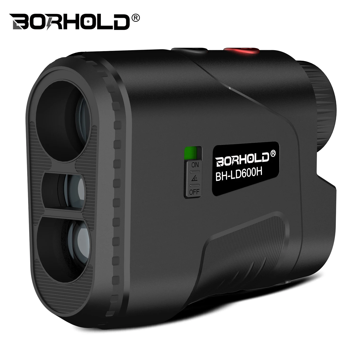 Golf Laser Rangefinder 6.5X IP54 Outdoor Pin Locking with Vibration Slope Switch 7.5 Field View 0.5s Lock-on Time 20-300km/h