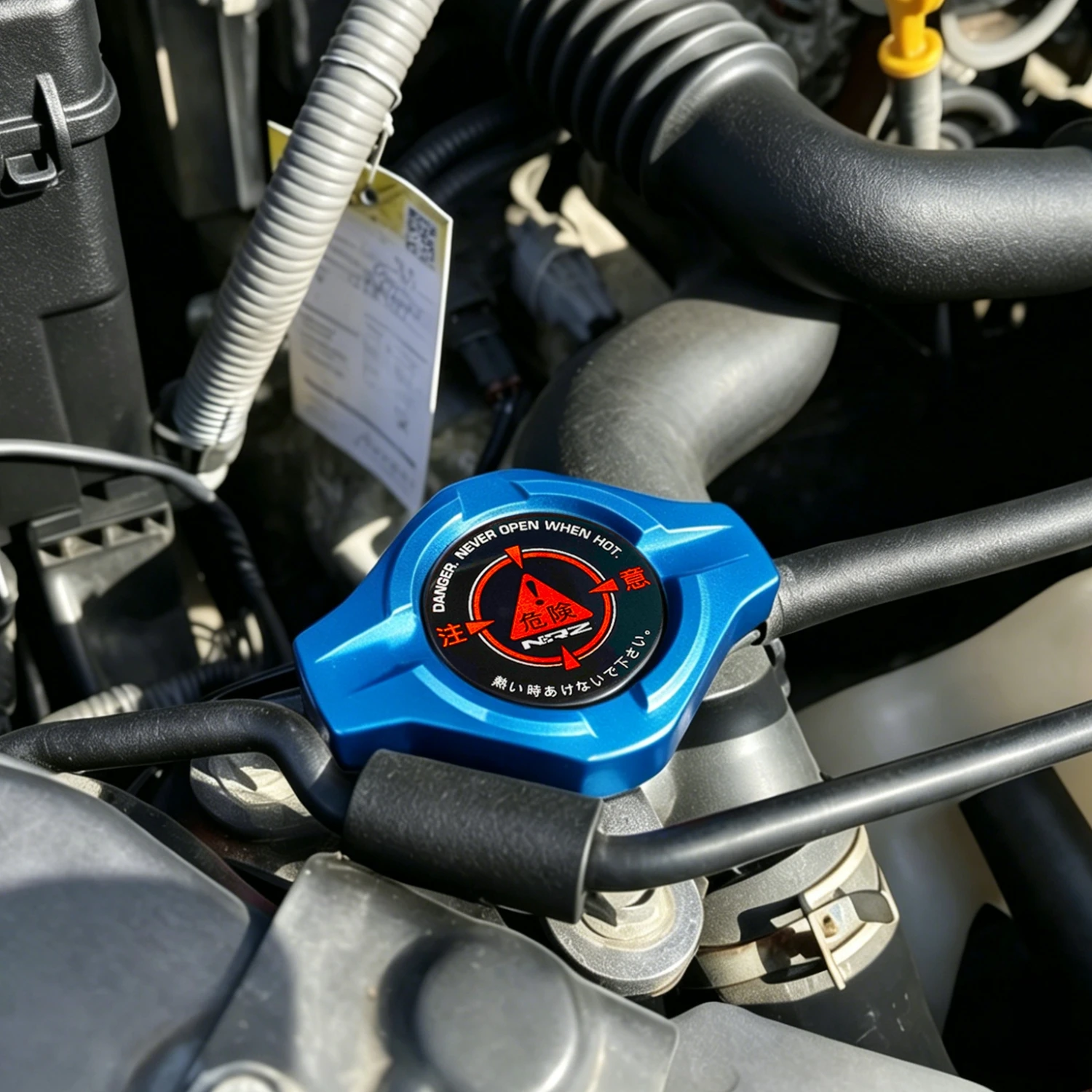 Aluminum Radiator Cap Cover for nissan SILVIA S13 S14 S15 240SX 300ZX 350Z 370Z GT-R R32 R33 R34 R35 180SX JDM cars accessories