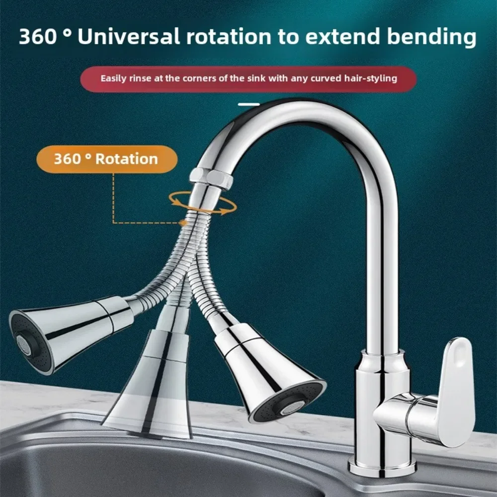 1pcs Universal Nozzle Sprinkler Korean Version Faucet Splash Proof Universal Adapter Kitchen Universal Speaker Extended