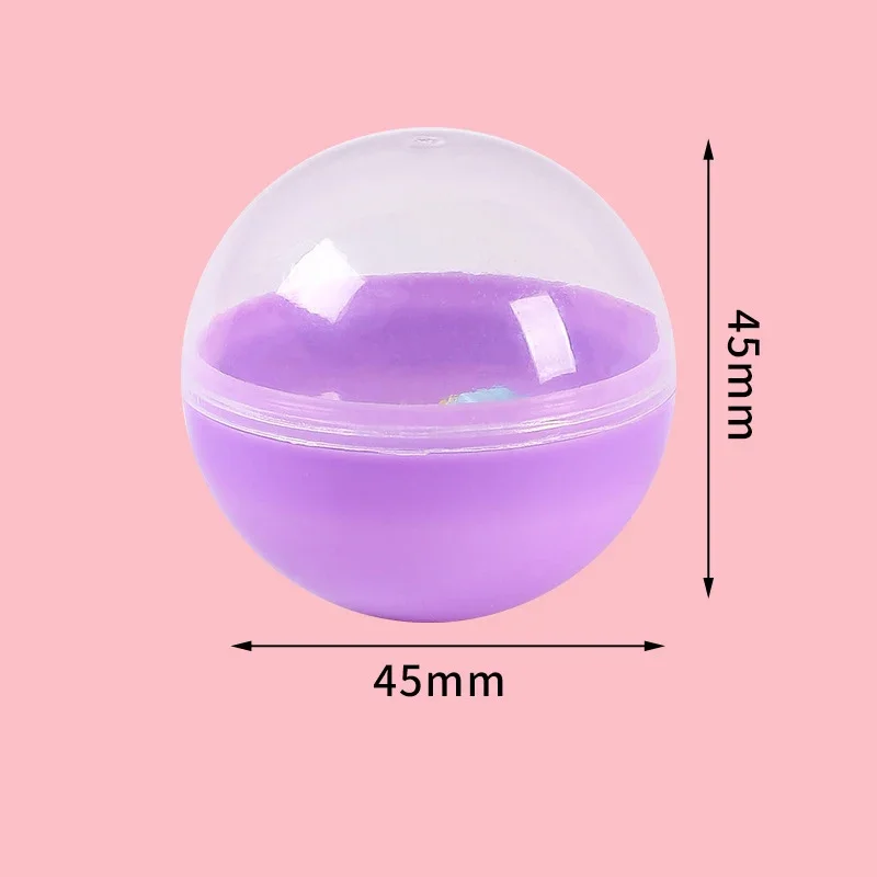 45mm Children Mini Claw Machine Toys Accessory Ball Automatic Operated Play Game Doll Machines Prizes Gifts Twisted Egg Balls