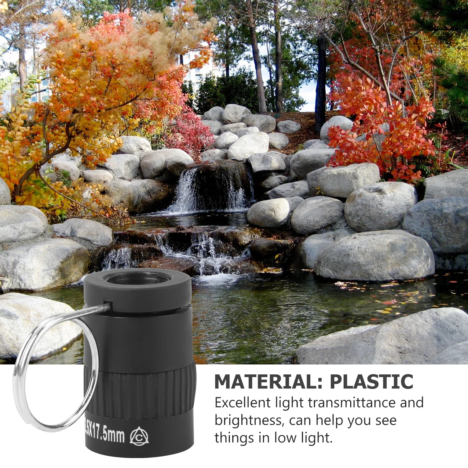 

Miniature Monocular Telescope 2.5x17.5 Compact Lightweight Optical Scope for Outdoor Camping Travel Mini Telescope