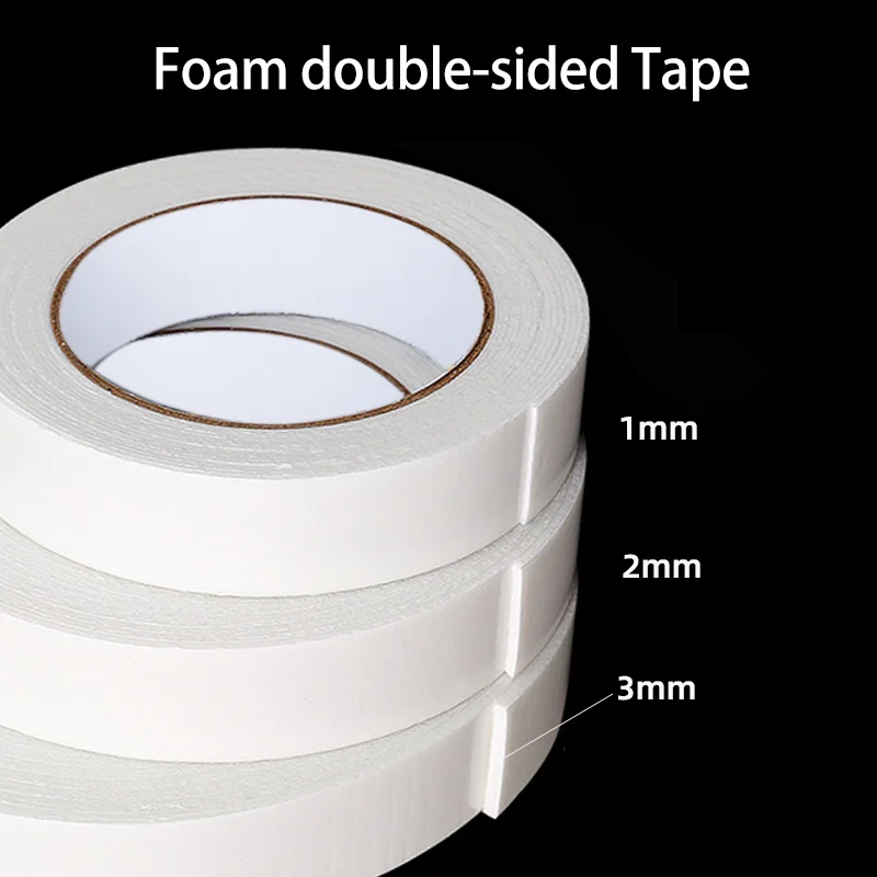 4M Heavy Duty Foam Double-Sided Tape, Strong Adhesive for Home/Office/Craft/Car Decor, Waterproof & Heat-Resistant