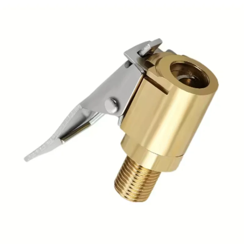 1pc Universal Brass Locking Tyre Air Chuck Adapter Automotive Grade Quick Inflation For Car Motorcycle BikeAccessories Wholesale