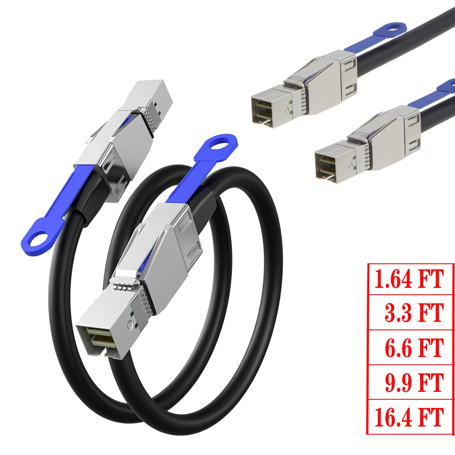0.5-5M HD Mini SAS SFF 8644 to Mini SAS SFF 8644 external cable 12Gbps Computer High speed server external connection data cable
