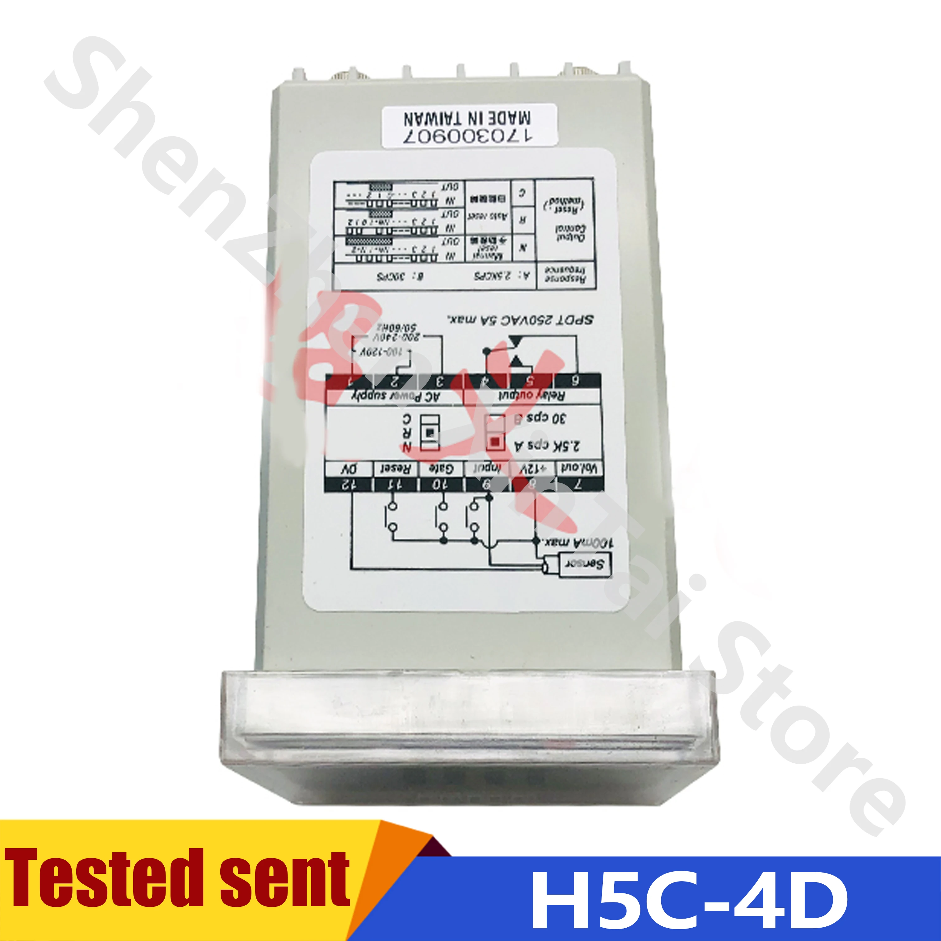 

New Original H5C-4D Counter 90-250VAC 4 Digits Preset Counter With Base