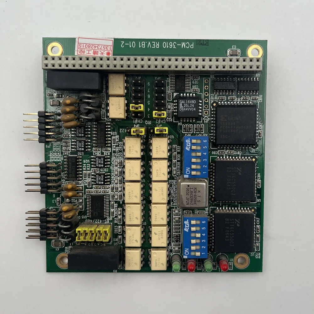 Serial Port Card PC104 Bus Capture Card PCM-3610 REV.B1 01-2