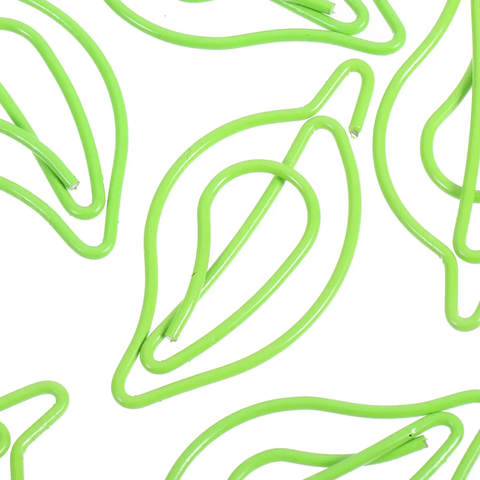 30 Pcs Shaped Paper Clip Clips for Paperwork Tiny Cute Document Leaf Metal Small Office Paperclips File