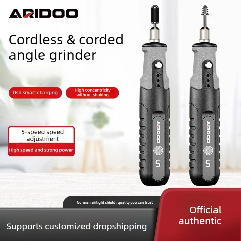

Small Handheld Electric Grinding Machine Electric Jade Polishing and Wood Carving Pen Tool Mini Electric Drill for Home