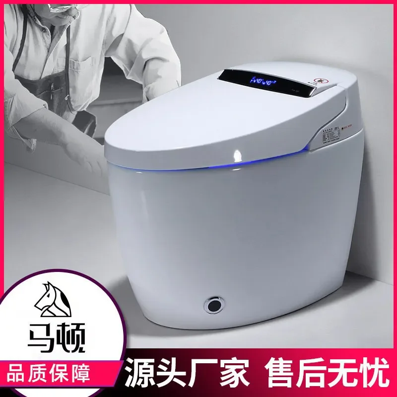 For Smart Toilet No Water Pressure Limit Fully Automatic Induction Flip Lid Home Hotel Engineering Bathroom