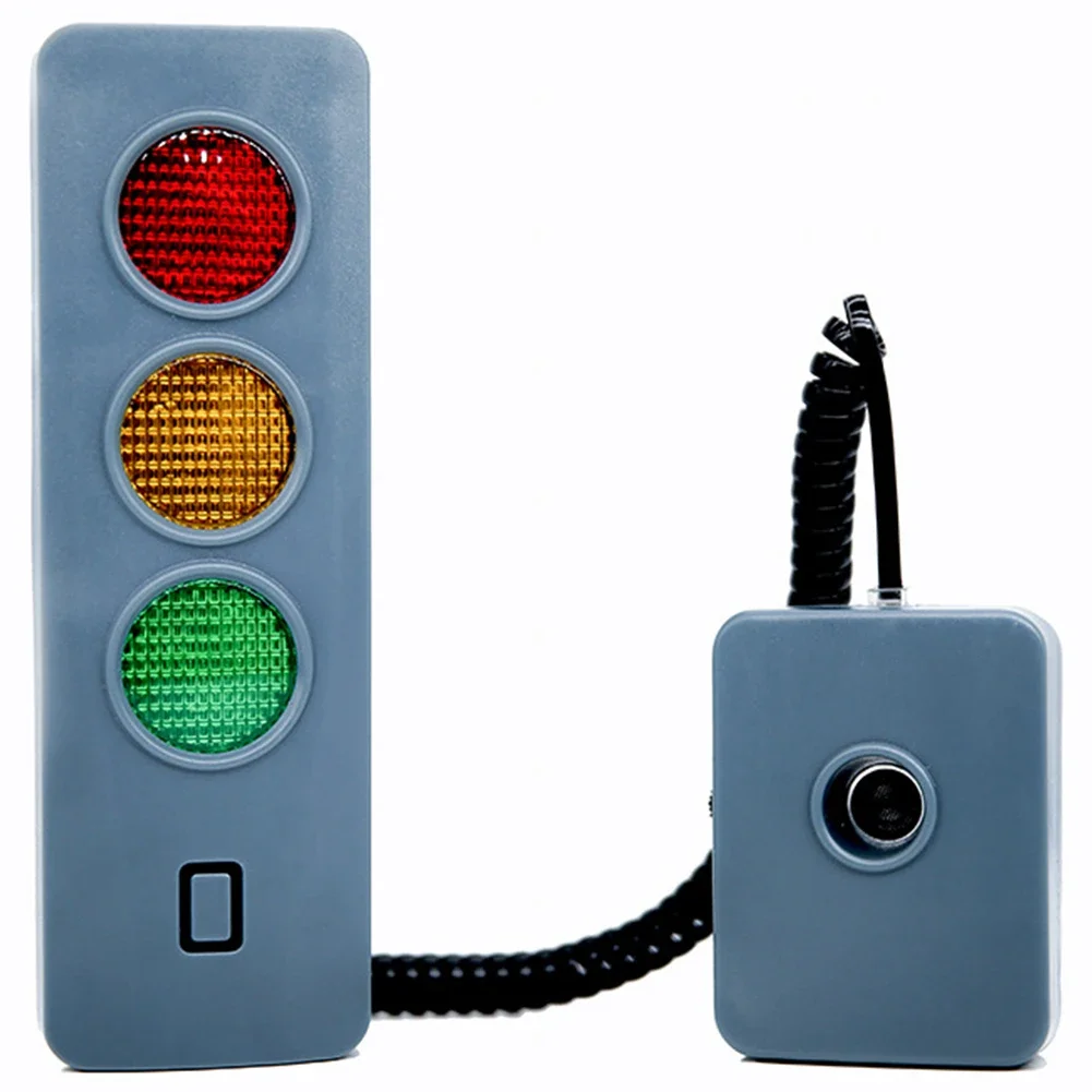 LED Traffic Light with Three Colors Light Garage Safe Light Anti Collision Parking Warning Alarm Adjustable Battery Operated