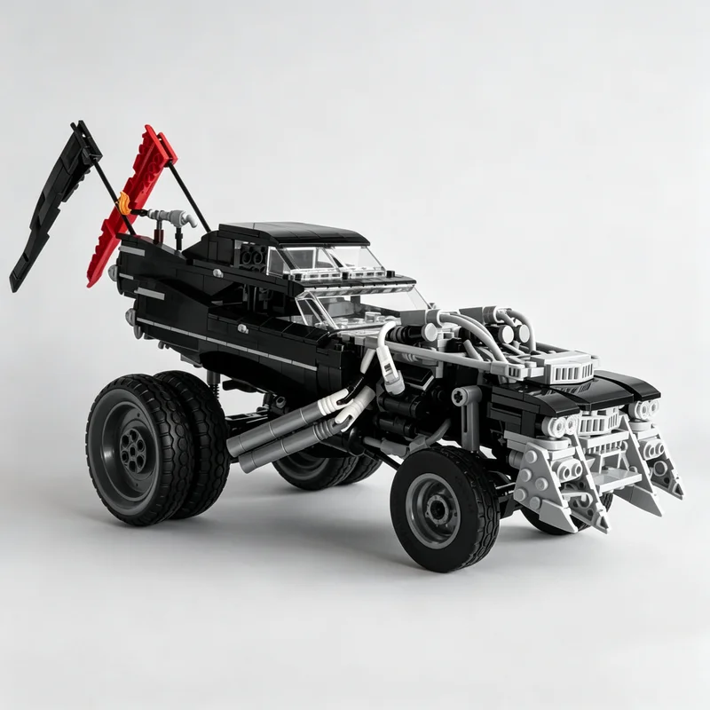 1368PCS MOC Heavy Duty Post Apocalyptic Off-road Truck Model Building Blocks DIY Assembly Toy Adult Collector Desktop Decoration