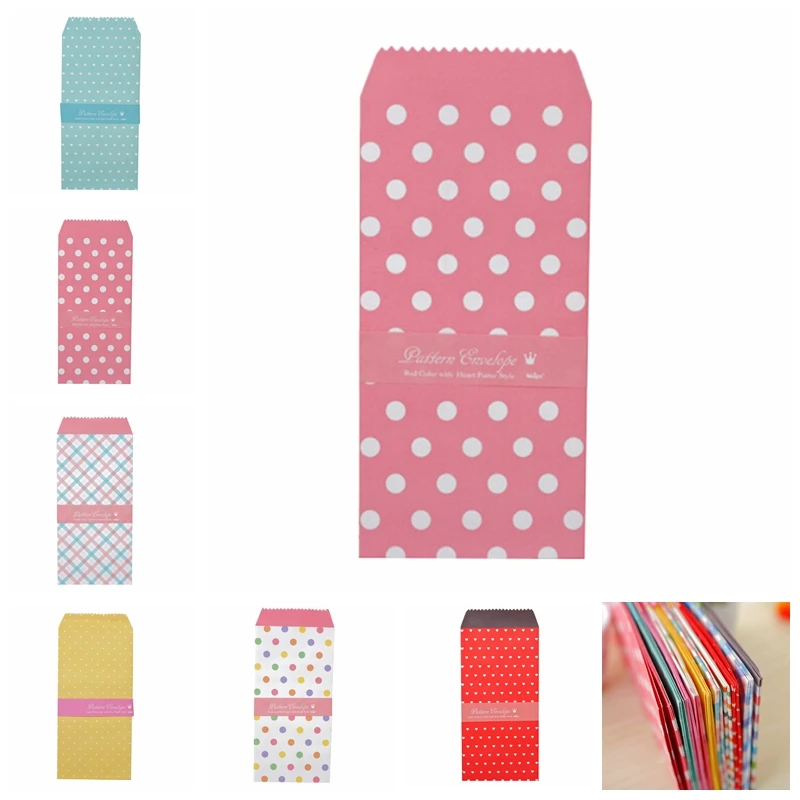 5Pcs/set Cute Envelope Small Gift Craft Envelopes for Letter Invitations 5Pcs/set Ambachtelijke Voor Wedding Brief Uitnodigingen