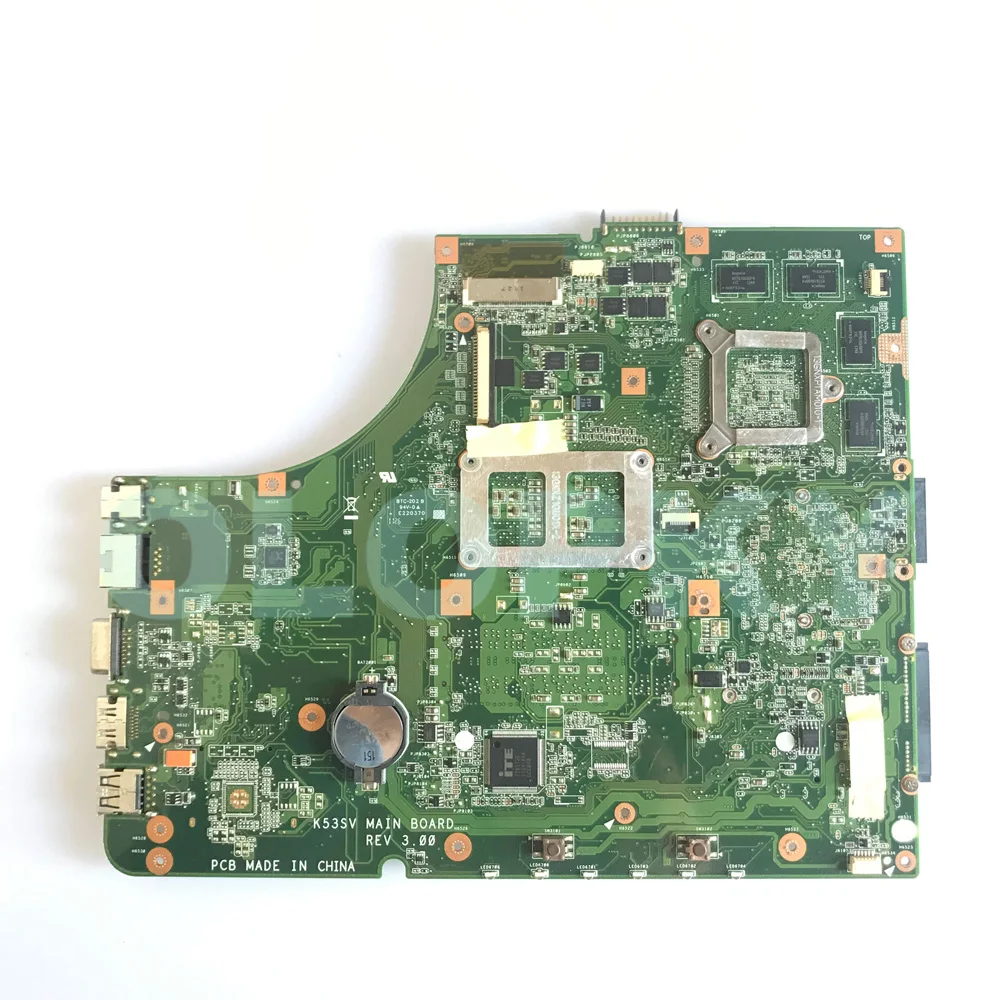 K53SV REV3.0/3.1 Motherboard for ASUS K53SC X53S K53SM K53SJ Laptop Motherboard HM65 GT540M/630M 2GB GPU DDR3 100% Tested
