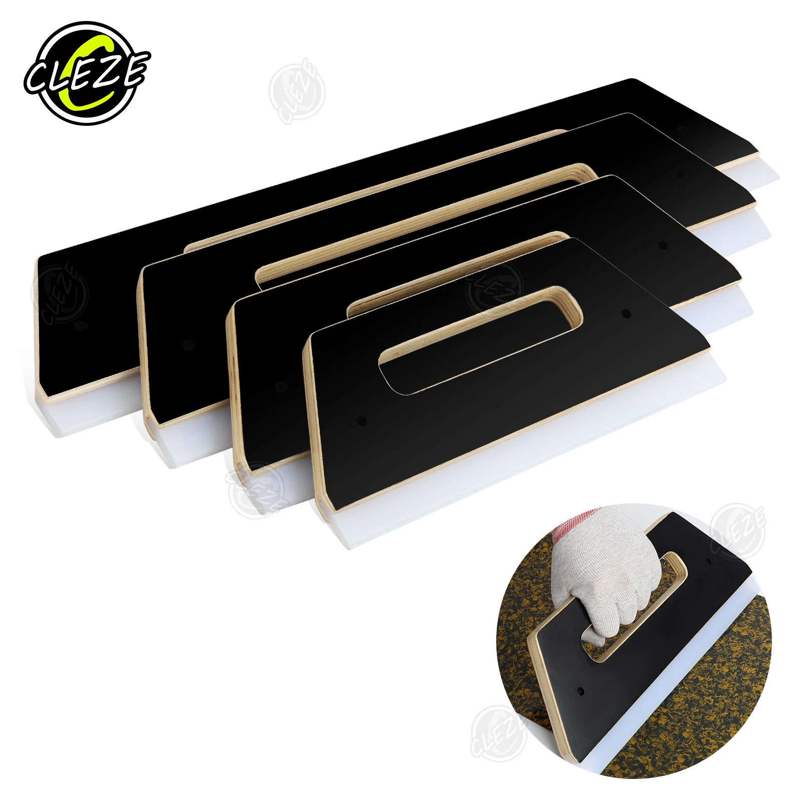 cleze-large-wooden-squeegee-for-window-film-advertising-wallpaper-wrap-car-sticker-tools-with-silicone-flexible-scraper