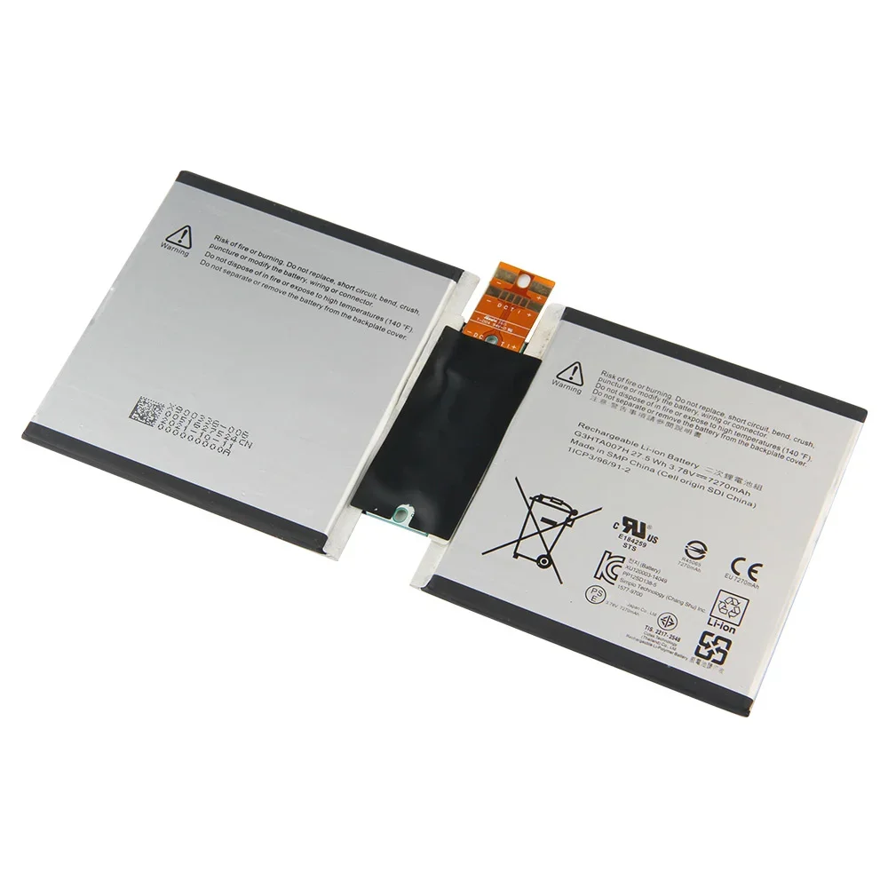 Replacement Battery For Microsoft Surface 3 1645 Surface3 G3HTA004H G3HTA003H G3HTA007H Powerful Rechargeable Batteries 7270mAh
