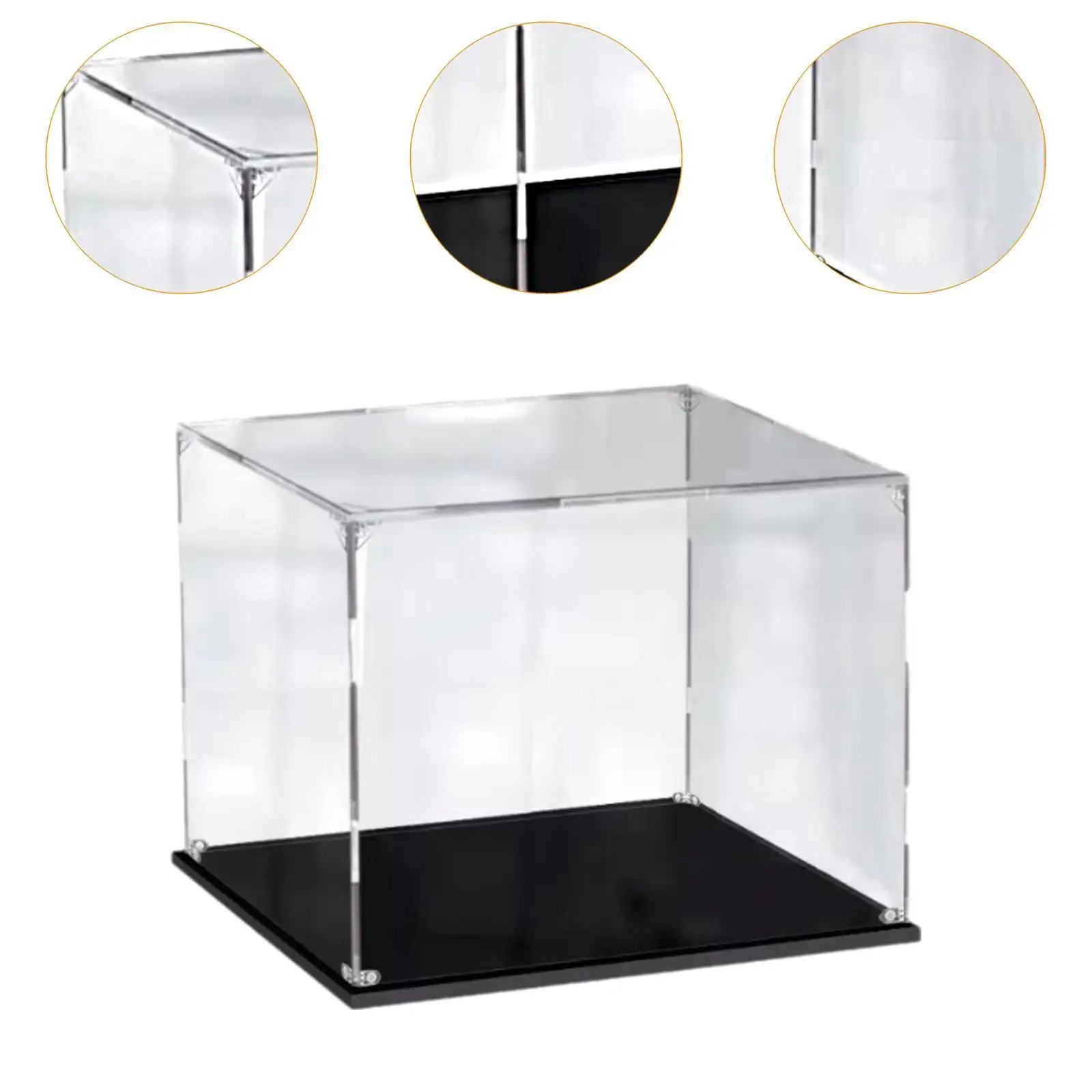 Vitrine en acrylique pour objets de collection, vitrine pour figurines d'action, souvenirs, chaussures, poupées, cosmétiques