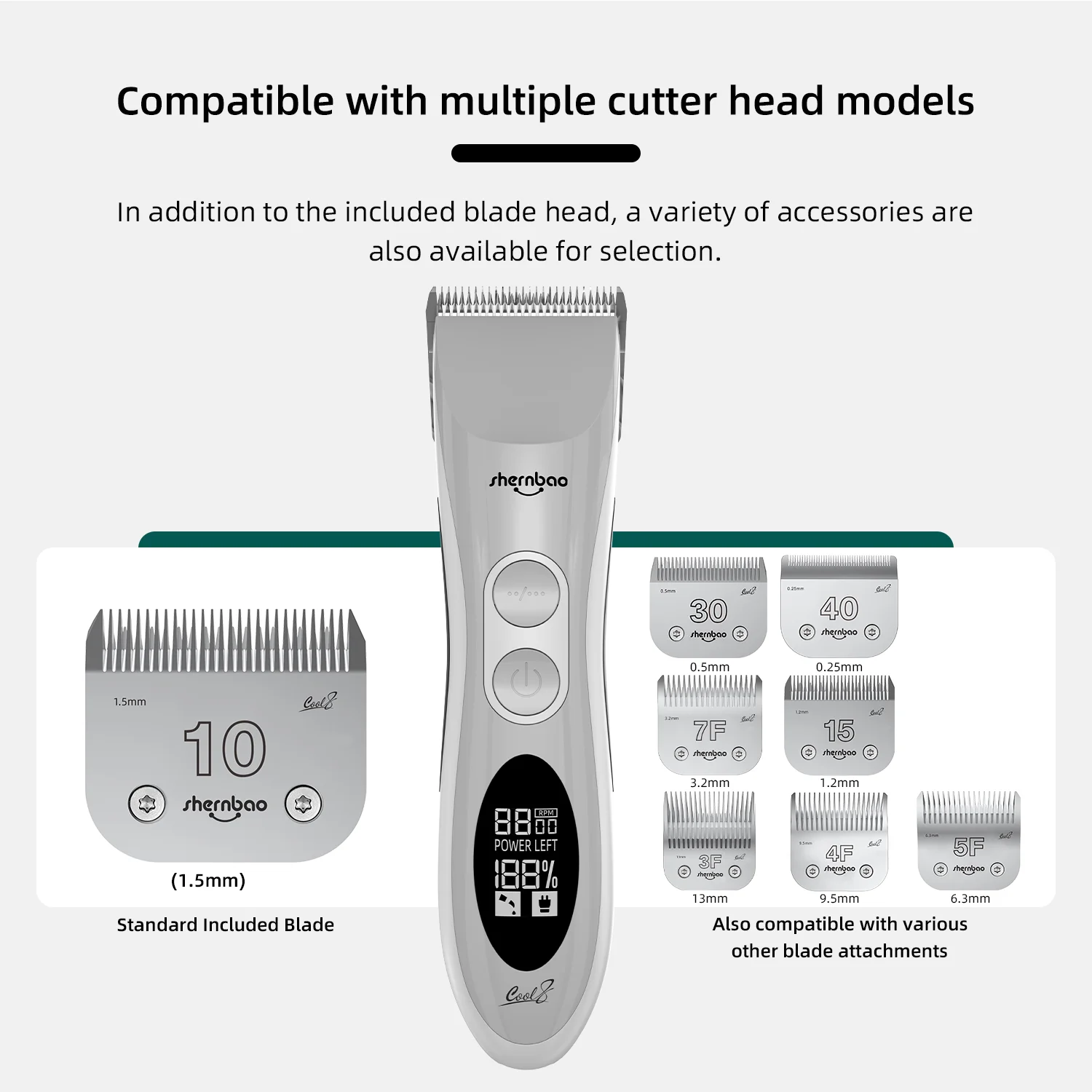Shernbao CAC-878 Professional  - Dog Grooming Clippers 评论和价格