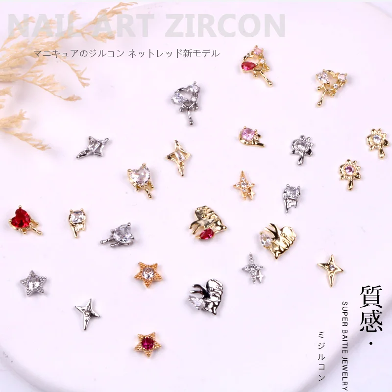 

TSZS 3pcs/lot Fashion Zircon Love Heart Shape Vintage Jewelry Sets For Women Exquisite Stars Bohemian Wedding Accessories Mujer