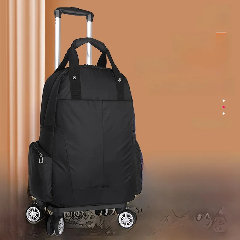 travel-luggage-bag-lightweight-computer-bag-handheld-double-shoulder-bag-with-rods-universal-wheels-boarding-bag-19-inches