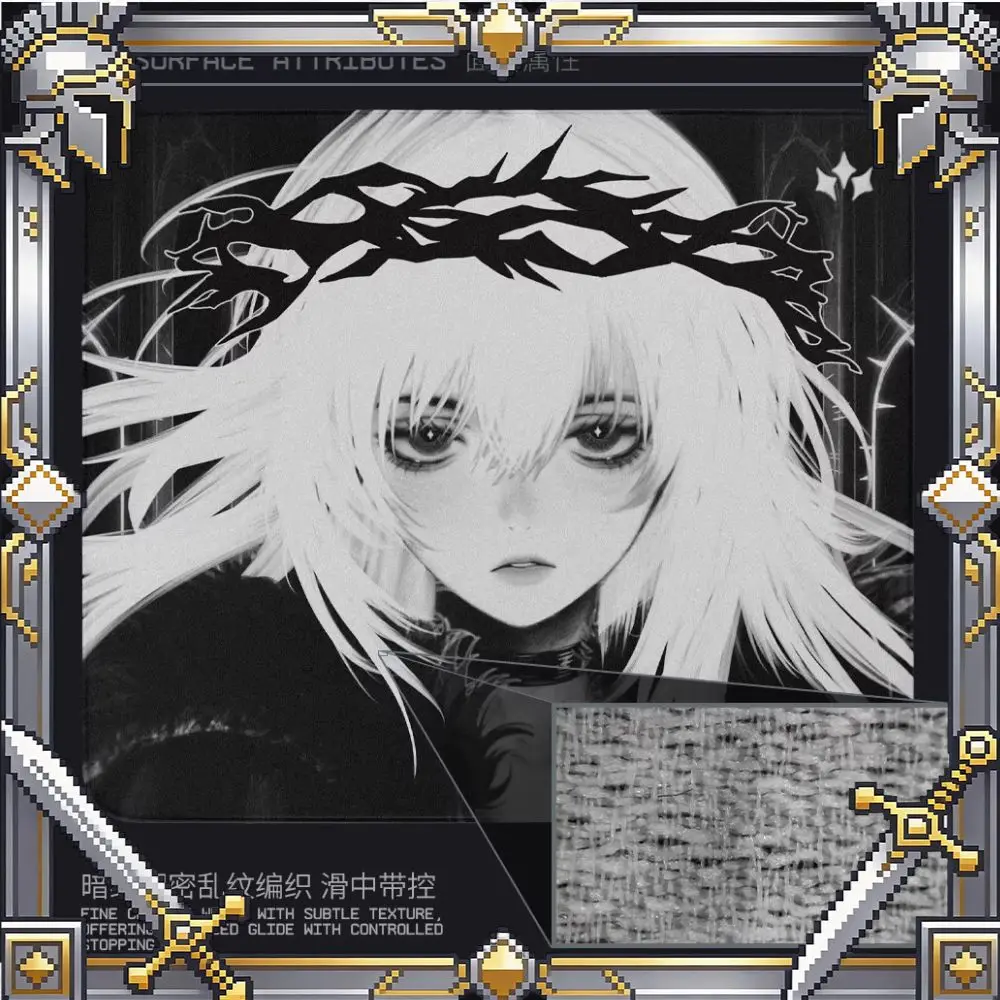 AimStar THORN V3 Mousepad E-Sports Smooth FPS Gaming Mousepad 4mm Non-Slip Mouse Pad Gaming Accessories Customized Mousepad SOFT