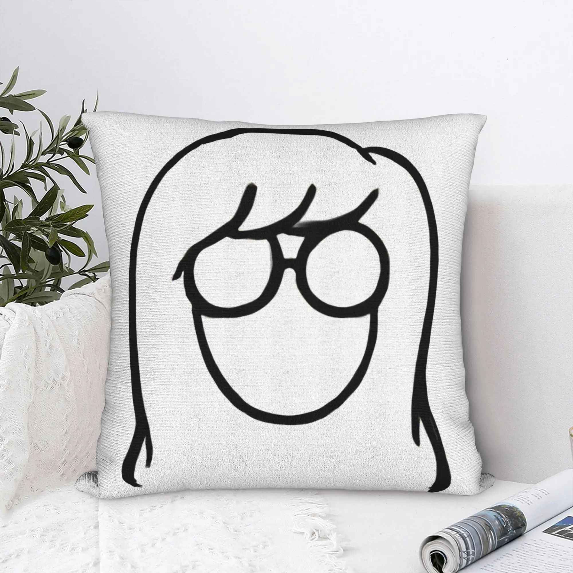 Hand Painted Cynicism Darias Pillowcase Polyester Cushion Cover Gift  Pillow Case Cover Bed Square 18'